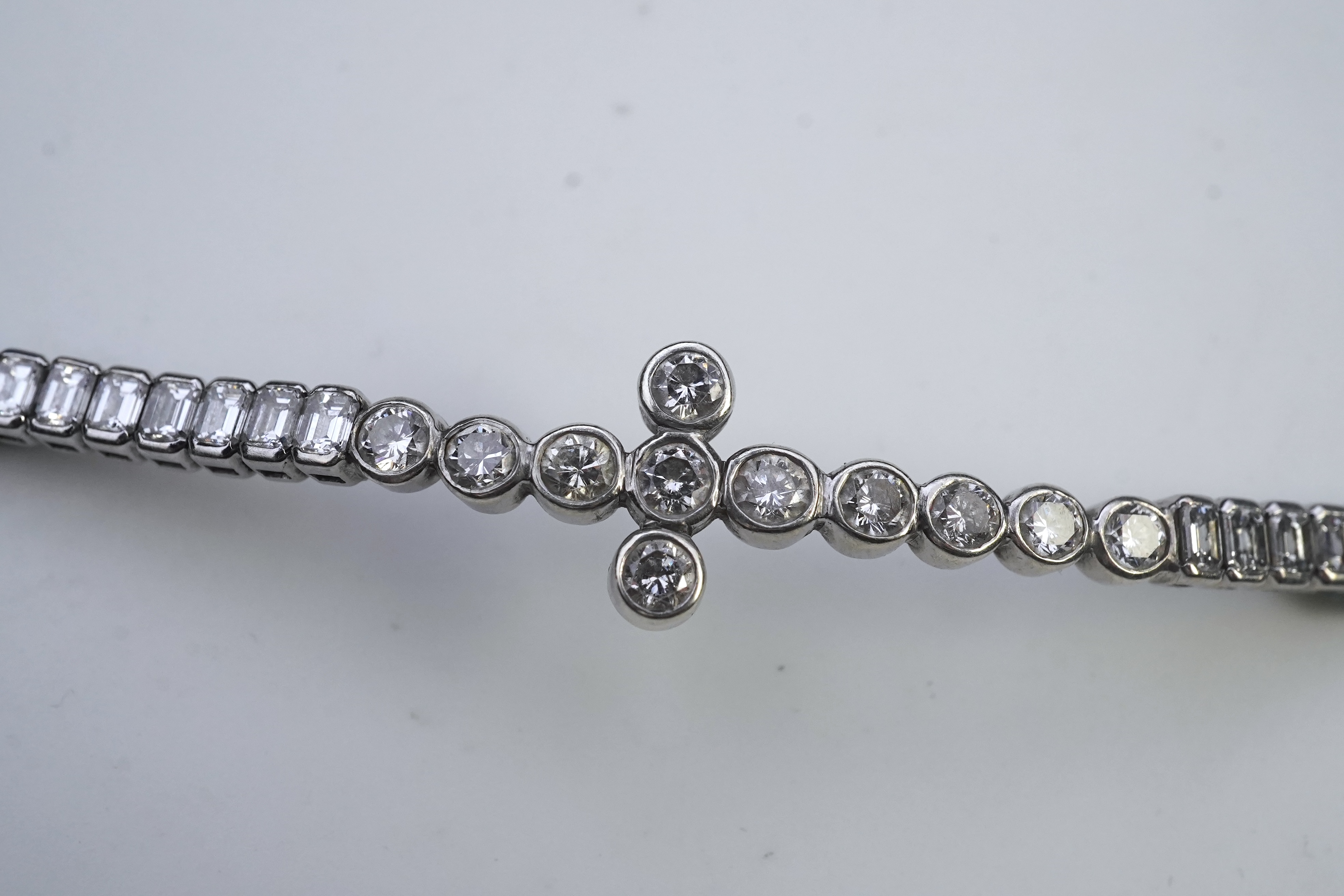 A diamond bracelet